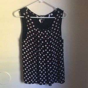 Polka dot tank top